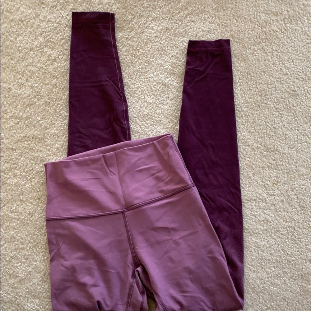Lululemon align 28 ombré tights size 6